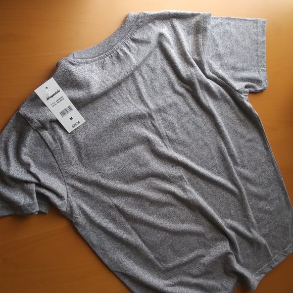 Aeropostale T-shirt  |  Grey Marled  |  Mens Med - Picture 5 of 6